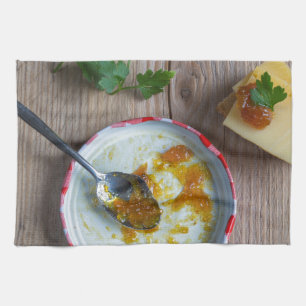 Ananas-appelschoorsteen voor bijthout theedoek