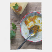 Ananas-appelschoorsteen voor bijthout theedoek (Verticaal)
