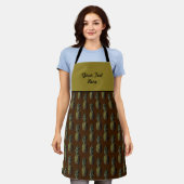 Ananas Apron Schort (Gedragen)