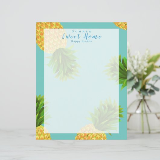 Ananas Aqua (Staand voorkant)