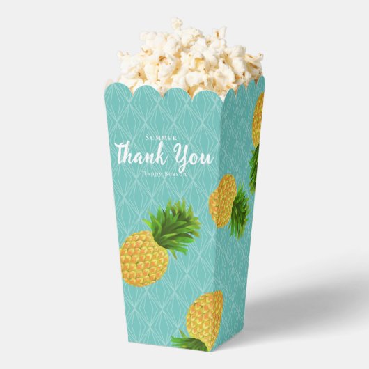 Ananas Aqua Bedankdoosjes (Popped)