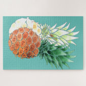 Ananas, aquarel . legpuzzel (Horizontaal)