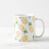 Ananas aquarel mok