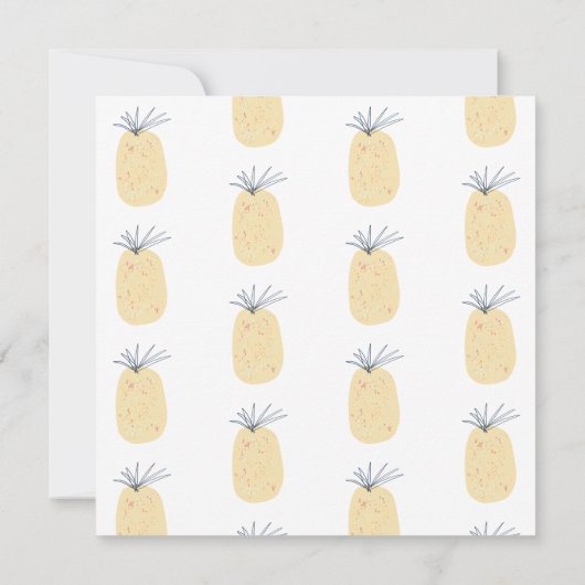 ananas Art Birthday Tropical Summer Aloha (Achterkant)