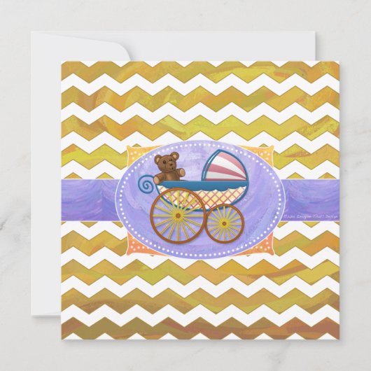 Ananas Baby Kaart (Voorkant)