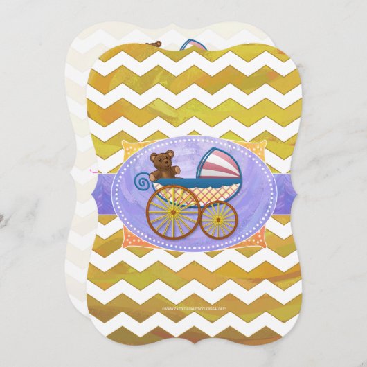 Ananas Baby Kaart (Voorkant / Achterkant)