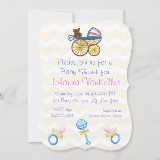 Ananas Baby Kaart (Achterkant)