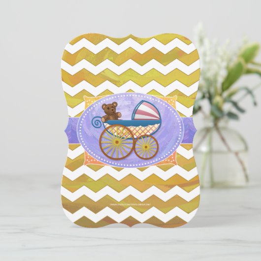 Ananas Baby Kaart (Staand voorkant)