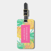 ananas bagagelabel (Voorkant verticaal)