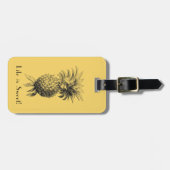 ananas bagagelabel (Voorkant horizontaal)