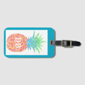 Ananas Bagagelabel (Voorkant (horizontaal))