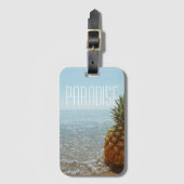 ananas bagagelabel (Voorkant (verticaal))