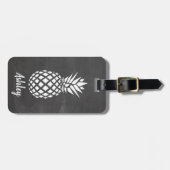 Ananas bagagelabel | Achtergrond karton (Voorkant horizontaal)