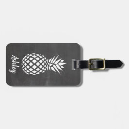 Ananas bagagelabel | Achtergrond karton