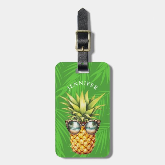 Ananas Bagagelabels (Voorkant verticaal)