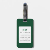 Ananas Bagagelabels (Achterkant verticaal)