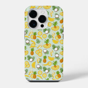 Ananas Bananen en Kokosnoten Eiland Sfeer iPhone 14 Plus Hoesje