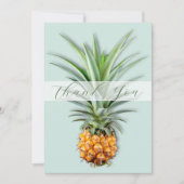 Ananas bedankingsbericht vlak kaart (Voorkant)