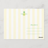 Ananas Bedankt Briefkaart (Achterkant)