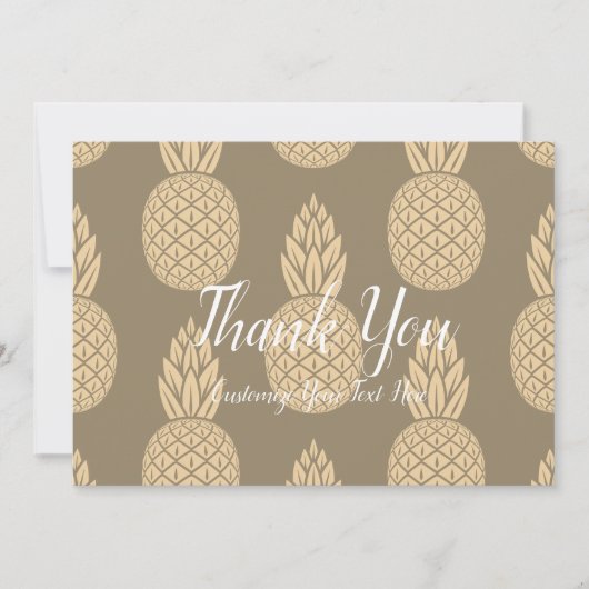 Ananas Bedankt Gold (Voorkant)