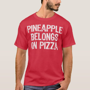 ananas behoort tot de Pizza-kerst T-shirt