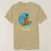 Ananas Belong op Pizza Surfer Pineapple Boy op T-shirt (Design voorkant)