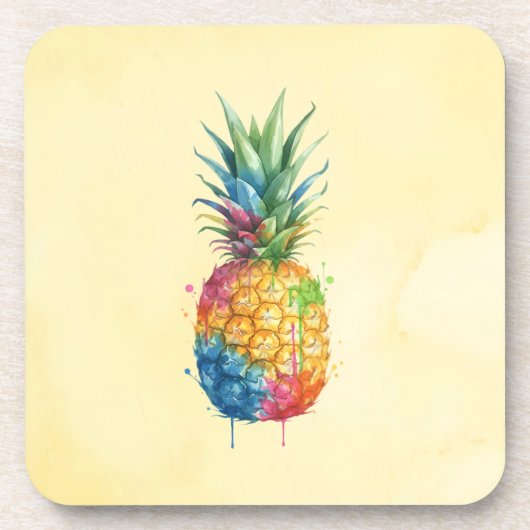 Ananas Bier Onderzetter (Voorkant)