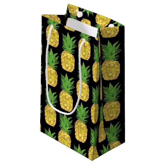 Ananas Black Klein Cadeauzakje (Voorkant Gekanteld)