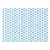 Ananas Blauw en Witte Ginger Jar Tafelkleed (Voorkant (Horizontaal))