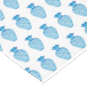 Ananas Blauw en Witte Ginger Jar Tafelkleed (Gekanteld)