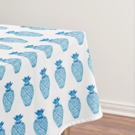 Ananas Blauw en Witte Ginger Jar Tafelkleed