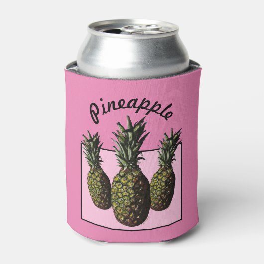 Ananas Blikje Koeler (Blikje Voorkant)