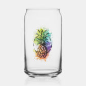Ananas Blikvorm Glas (Achterkant)