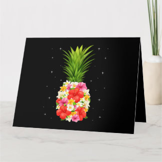 Ananas Bloemen Vrouwen Meisjes Aloha Hawaï Hawaïaa Kaart