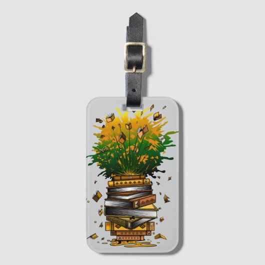 Ananas Boeken Bagagelabel (Voorkant (verticaal))