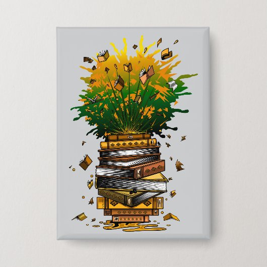 Ananas Boeken Button (Voorkant)