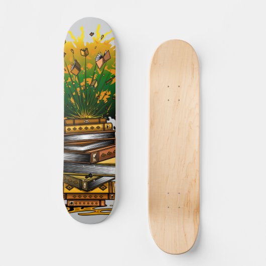 Ananas Boeken Persoonlijk Skateboard (Voorkant)