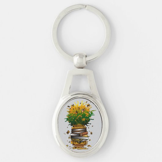 Ananas Boeken Sleutelhanger (Voorkant)