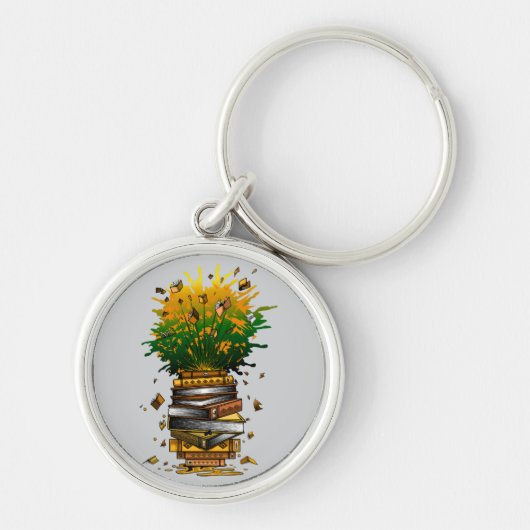 Ananas Boeken Sleutelhanger (Voorkant)