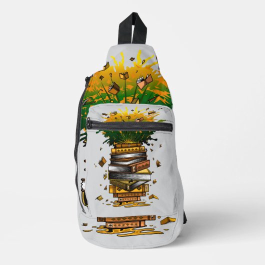 Ananas Boeken Sling Bag (Voorkant)