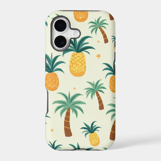 Ananas & boompatroon ontwerp iPhone 11 hoesjes