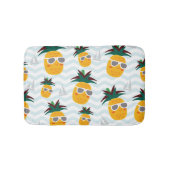 Ananas, boot: schattig oceaanpatroon. badmat (Voorkant)