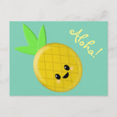 Ananas Briefkaart (Voorkant)