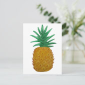 ananas briefkaart (Staand voorkant)
