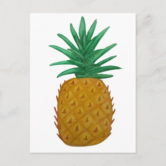 ananas briefkaart (Voorkant)