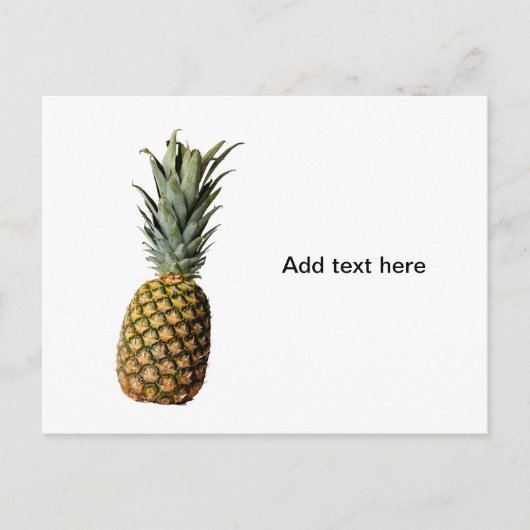 ananas briefkaart (Voorkant)