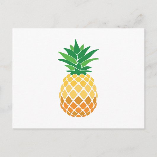 ananas briefkaart (Voorkant)