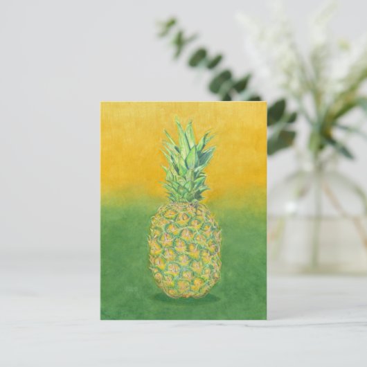 ananas briefkaart (Staand voorkant)