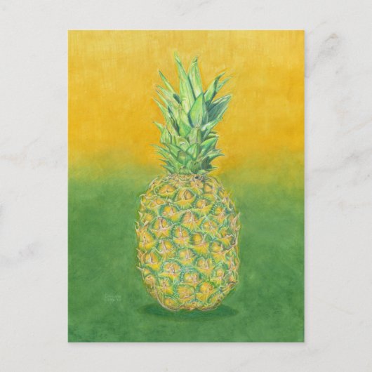 ananas briefkaart (Voorkant)