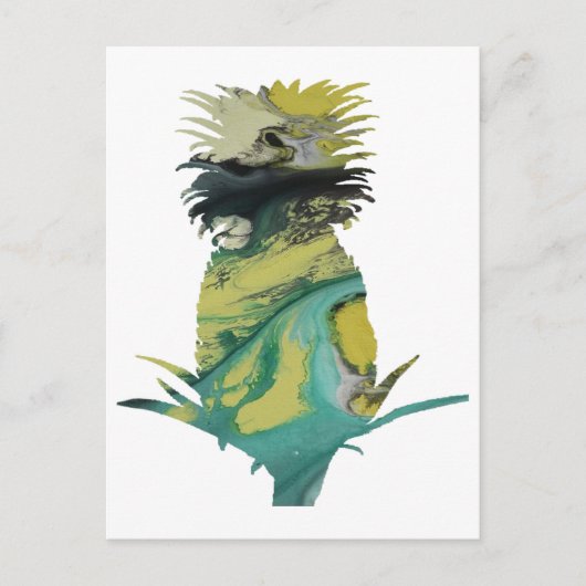 ananas briefkaart (Voorkant)